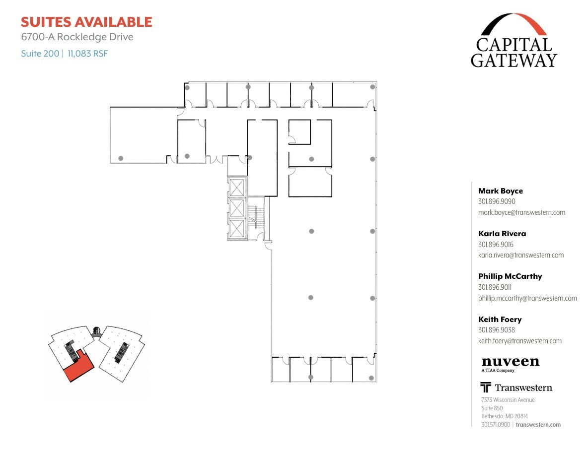 6700 Rockledge Dr, Bethesda, MD for lease Floor Plan- Image 1 of 1