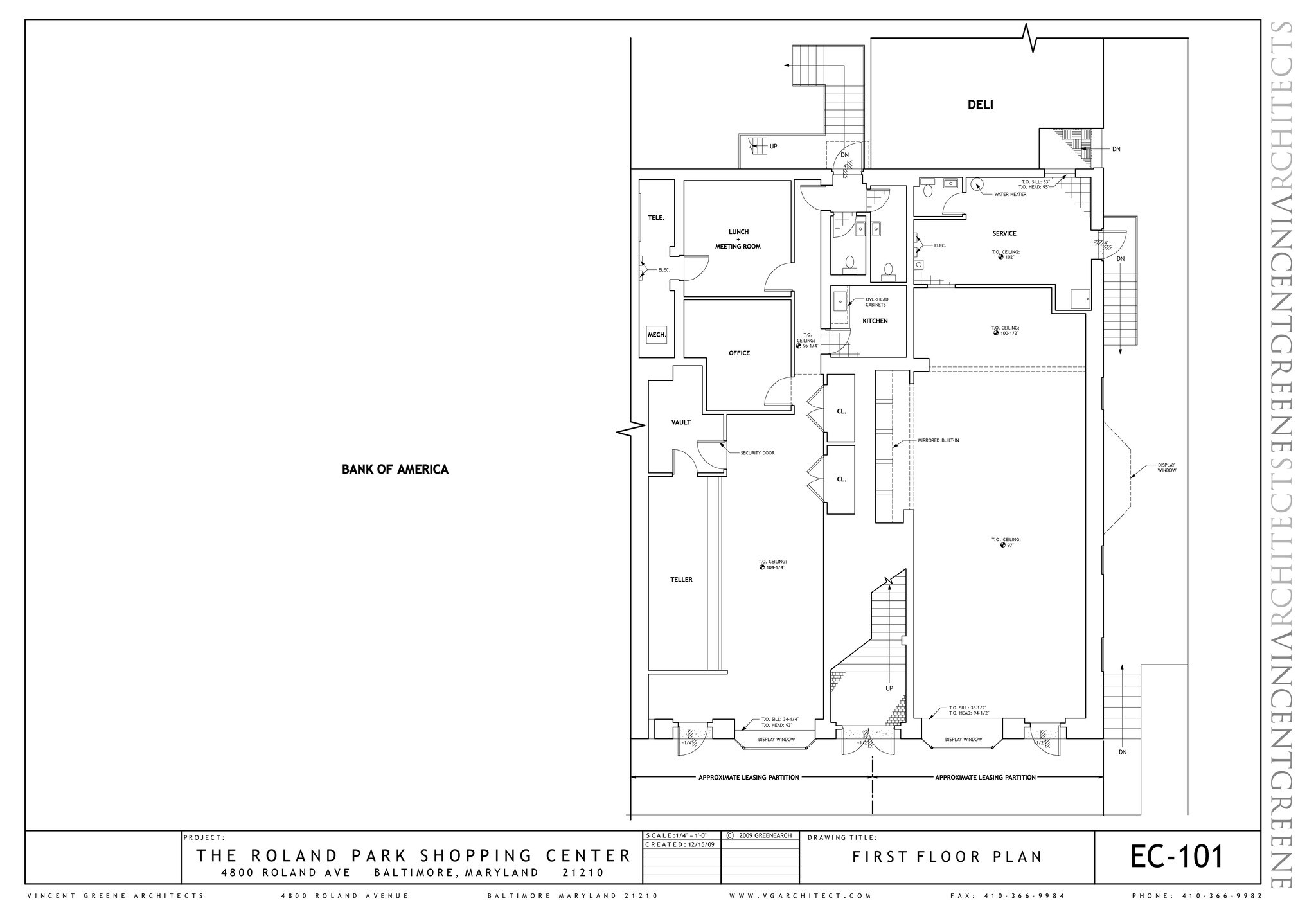 4800 Roland Ave, Baltimore, MD for lease Floor Plan- Image 1 of 1