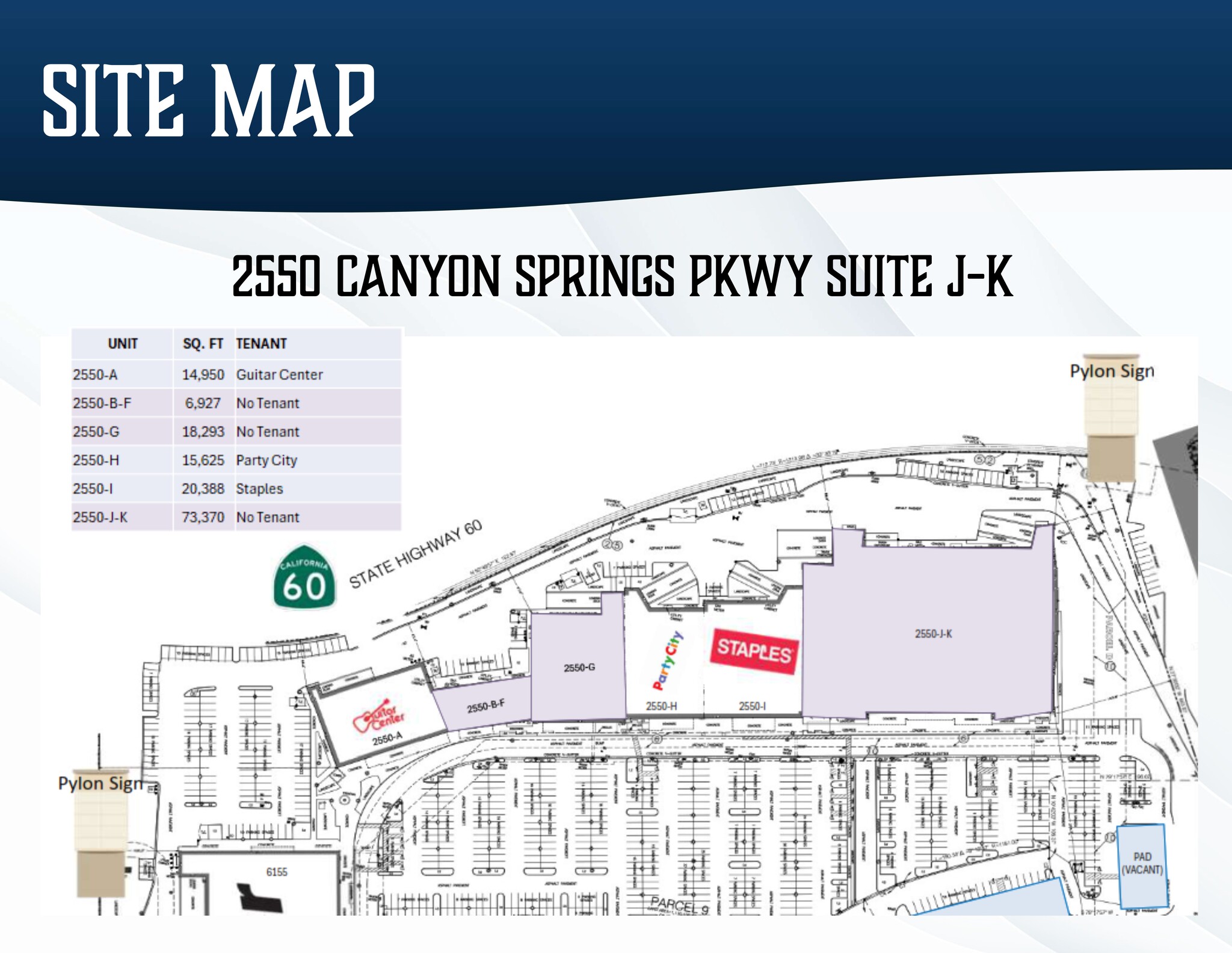 Hwy 60, Riverside, CA for lease Site Plan- Image 1 of 18