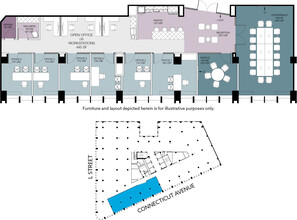 1025 Connecticut Ave NW, Washington, DC for lease Floor Plan- Image 1 of 1