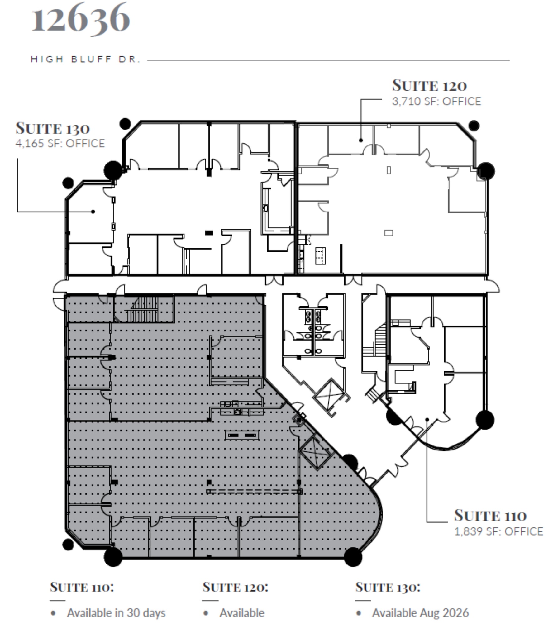 12626 High Bluff Dr, San Diego, CA for lease Floor Plan- Image 1 of 1