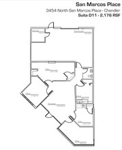 3454 N San Marcos Pl, Chandler, AZ for lease Floor Plan- Image 1 of 1