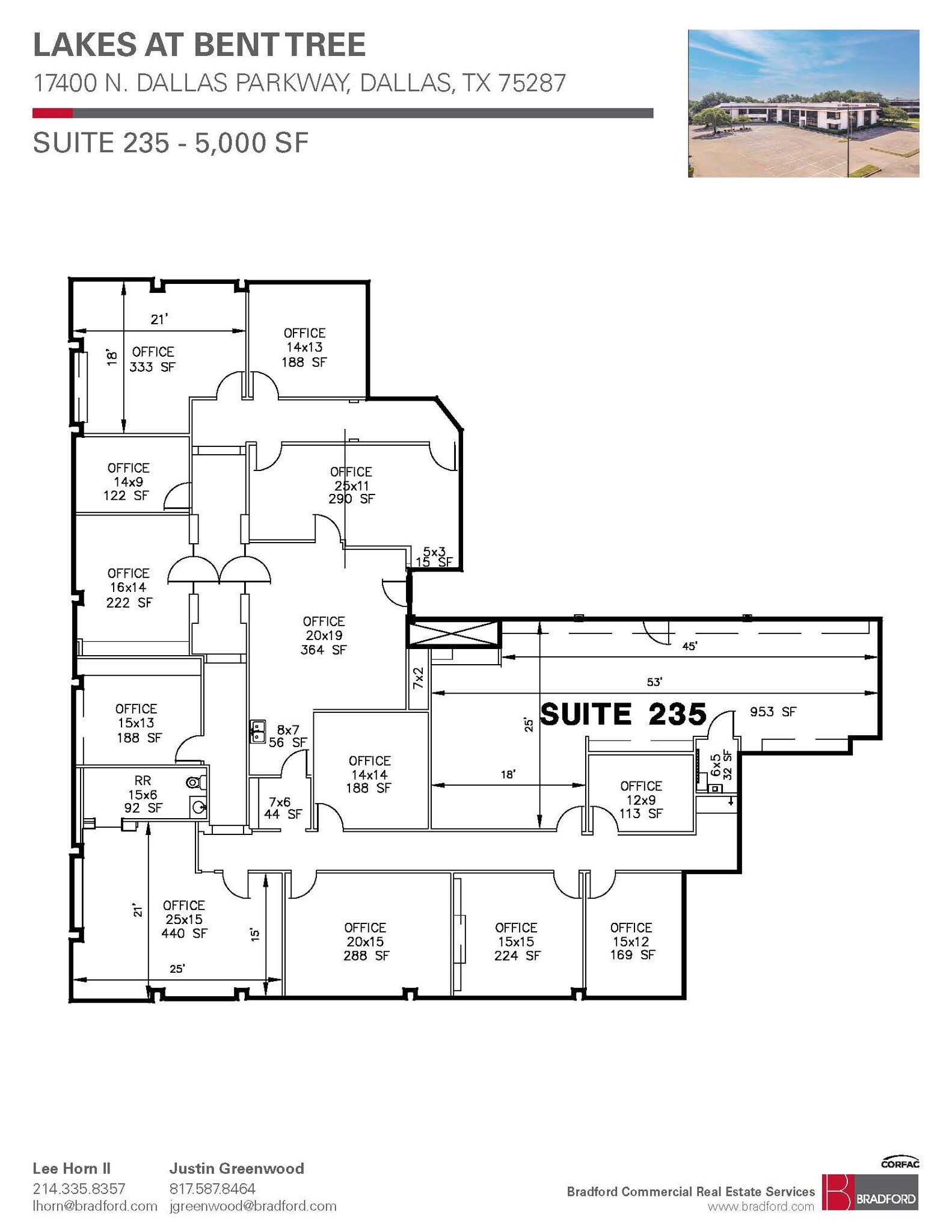 17400 N Dallas Pky, Dallas, TX for lease Floor Plan- Image 1 of 1