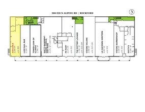 300-320 N Alpine Rd, Rockford, IL for lease Site Plan- Image 1 of 1