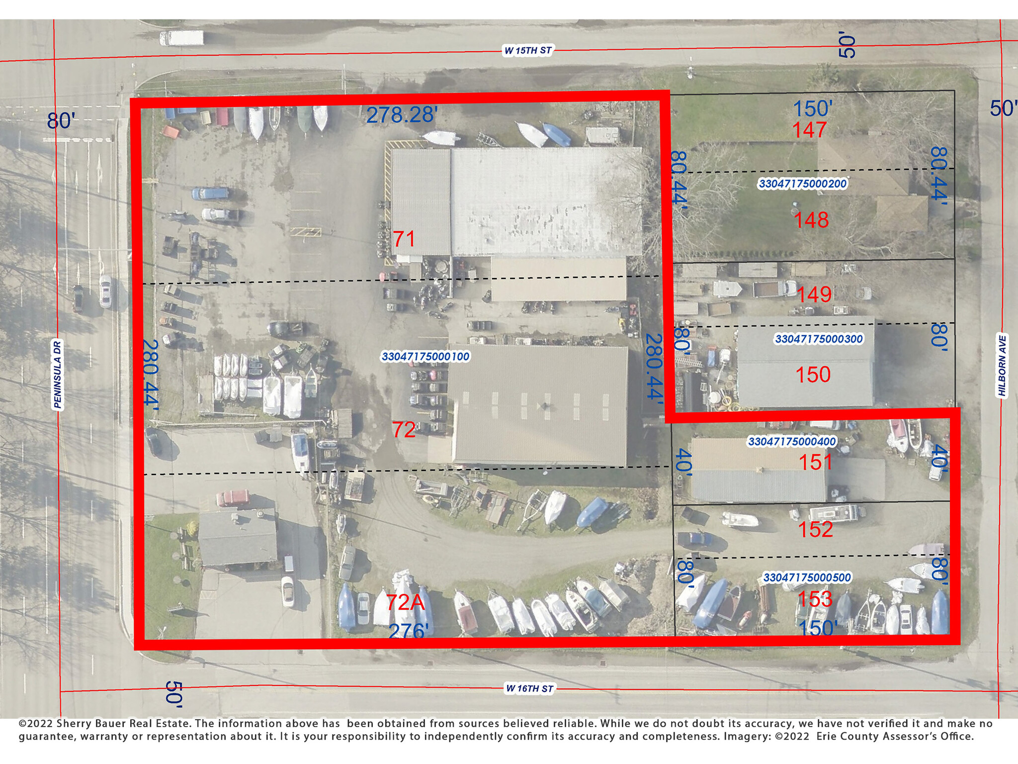 1501 Peninsula Dr, Erie, PA for lease Plat Map- Image 1 of 7