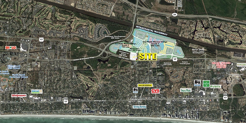 Hwy 17 & 62nd Ave, Myrtle Beach, SC for lease - Building Photo - Image 1 of 3