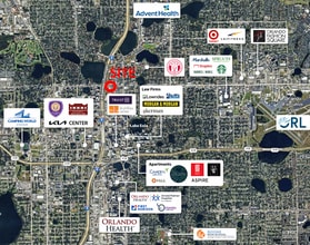 62 W Colonial Dr, Orlando, FL - AERIAL  map view