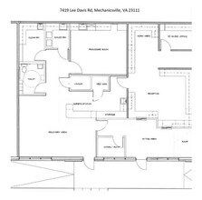 7415-7425 Lee Davis Rd, Mechanicsville, VA for lease Floor Plan- Image 1 of 1