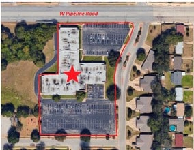 951 W Pipeline Rd, Hurst, TX - AERIAL  map view