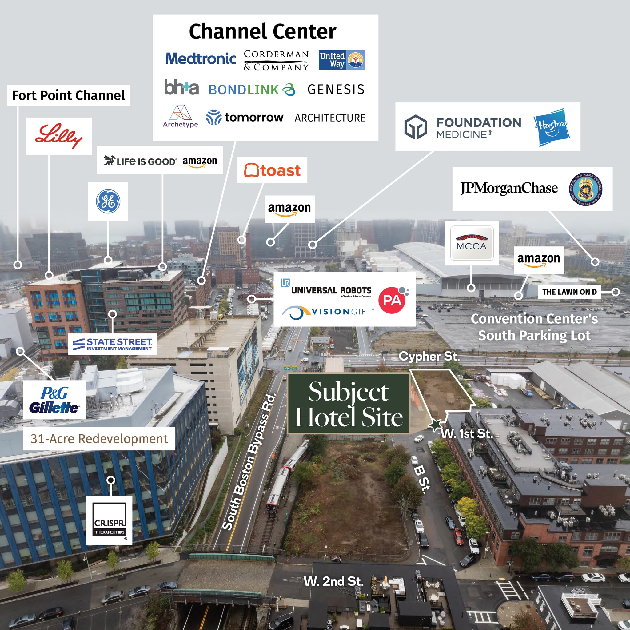 178 W 1st St, South Boston, MA for sale Aerial- Image 1 of 2