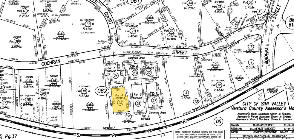 74-98 W Cochran St, Simi Valley, CA for lease - Plat Map - Image 2 of 6