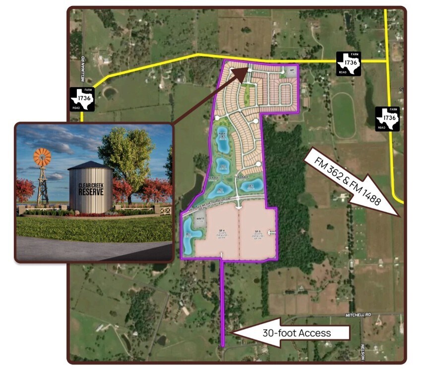 FM 1736, Hempstead, TX for sale Site Plan- Image 1 of 1