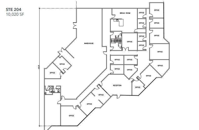 3330 Earhart Dr, Carrollton, TX for lease Floor Plan- Image 1 of 1