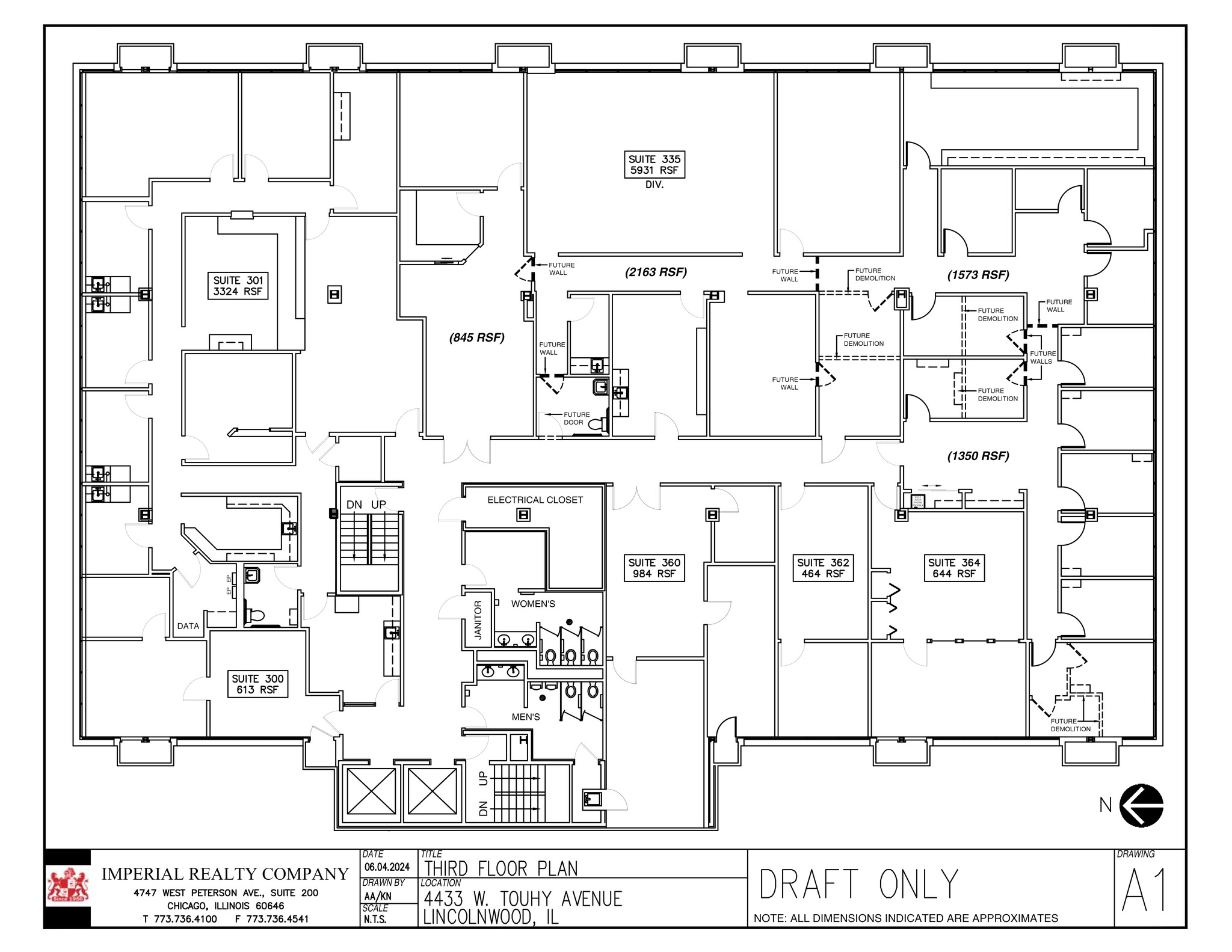 4433 W Touhy Ave, Lincolnwood, IL for lease Site Plan- Image 1 of 1