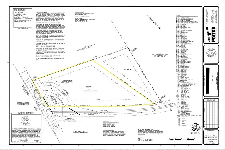 Ga Highway 11, Winder, GA for sale - Plat Map - Image 1 of 1