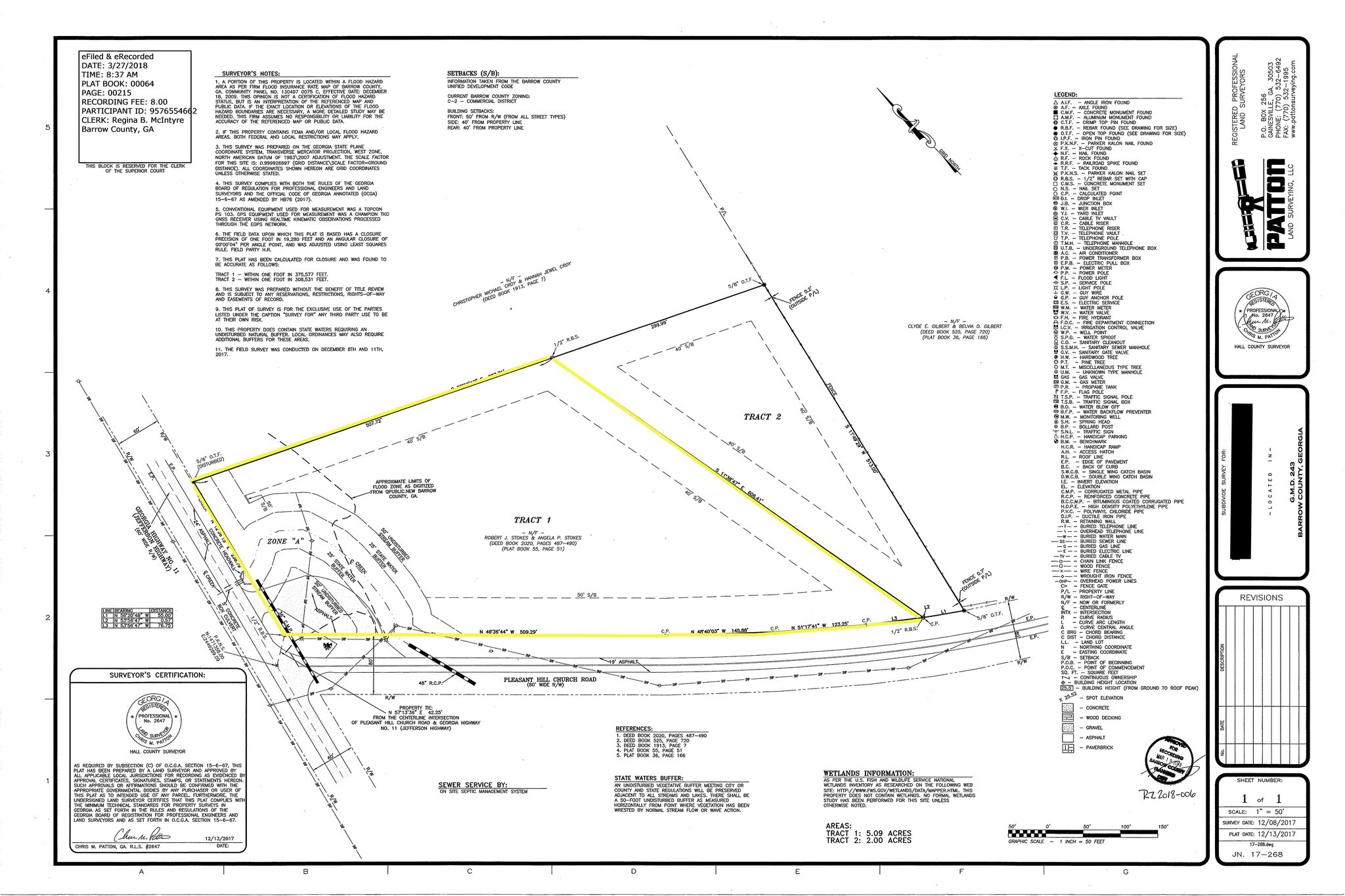 Ga Highway 11, Winder, GA for sale Plat Map- Image 1 of 1