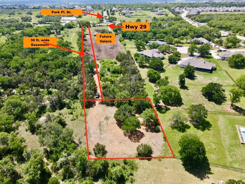 W Highway 29, Georgetown, TX for sale - Aerial - Image 1 of 1