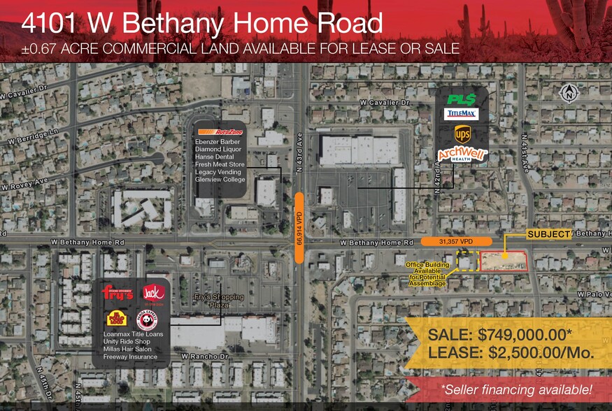 4101 W Bethany Home Rd, Phoenix, AZ for lease - Building Photo - Image 1 of 8