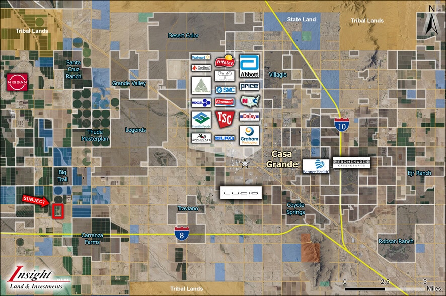 SELMA Hwy, Stanfield, AZ for sale - Aerial - Image 2 of 2