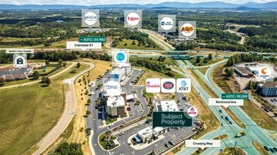 102 Crossing Way, Staunton, VA - AERIAL  map view