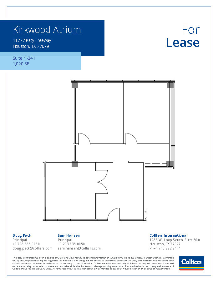 11777 Katy Fwy, Houston, TX for lease Floor Plan- Image 1 of 1