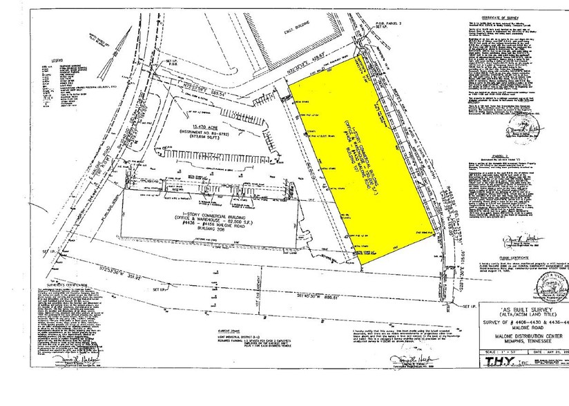 4406-4430 Malone Rd, Memphis, TN for lease - Plat Map - Image 2 of 5