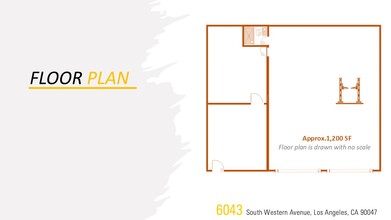 6043 S Western Ave, Los Angeles, CA for lease Floor Plan- Image 1 of 1