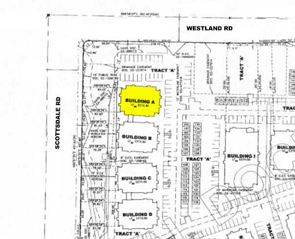 33765 N Scottsdale Rd, Scottsdale, AZ for lease - Plat Map - Image 2 of 7