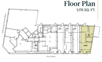 1538 Rue Sherbrooke O, Montréal, QC for lease Floor Plan- Image 1 of 1