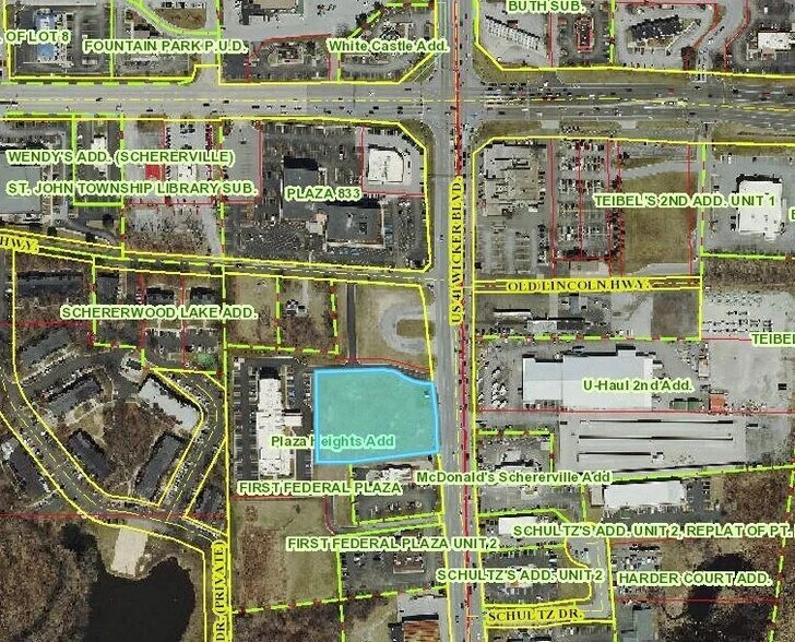 1902-1908 US 41 Hwy, Schererville, IN for lease - Plat Map - Image 2 of 2