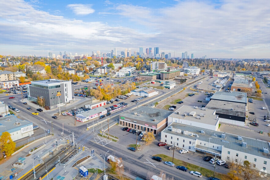 324-328 39 Av SE, Calgary, AB for lease - Aerial - Image 2 of 2