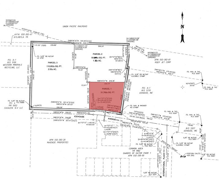 1210 Icehouse Ave, Sparks, NV for sale - Plat Map - Image 3 of 7