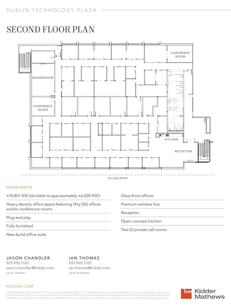 6200 Village Pky, Dublin, CA for lease Floor Plan- Image 1 of 1