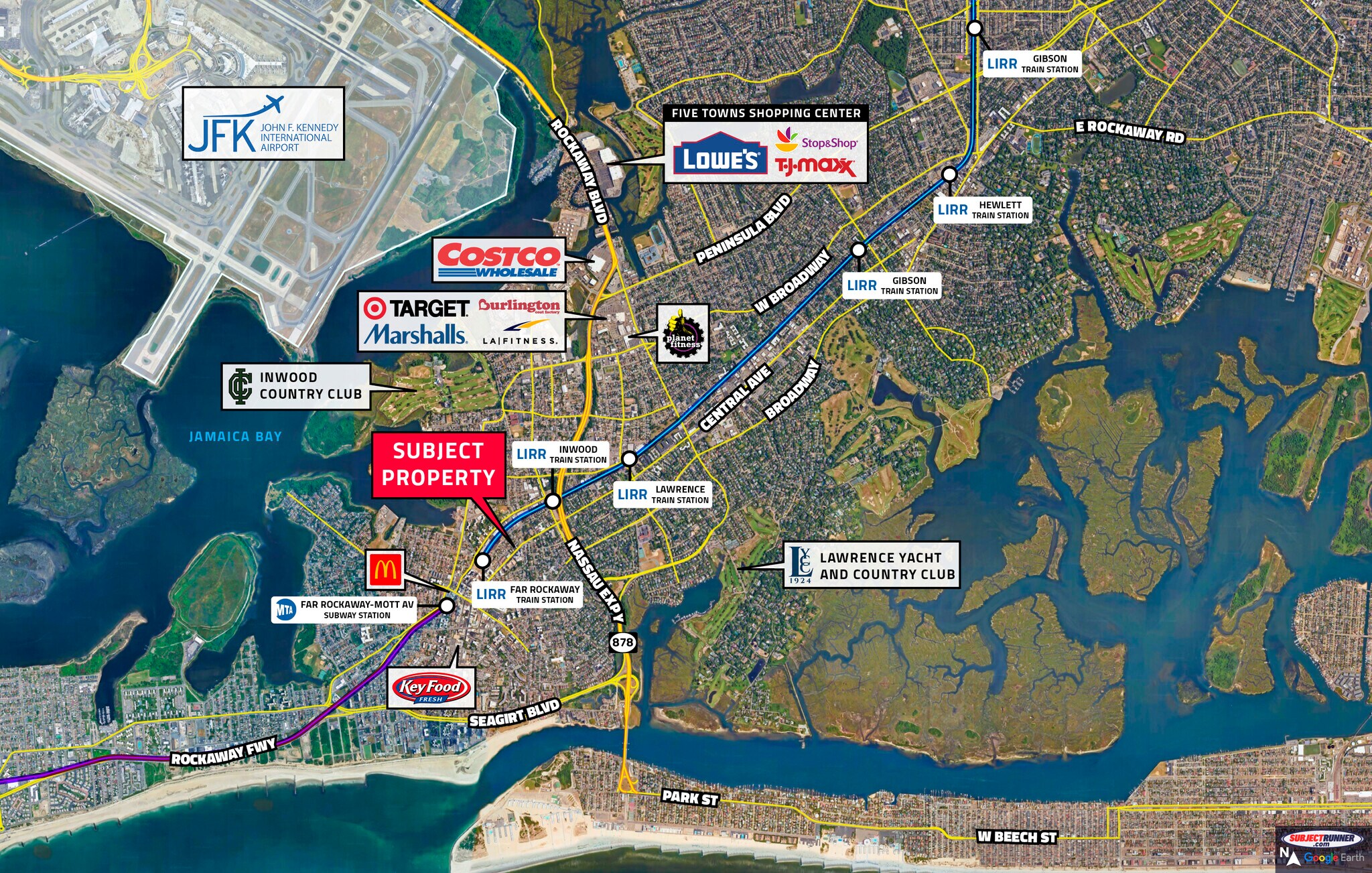 1260 Central Ave, Far Rockaway, NY for sale Aerial- Image 1 of 3