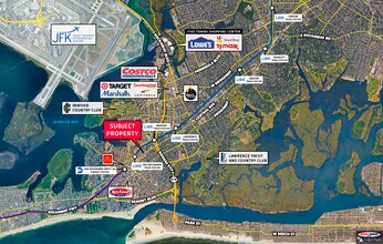 1260 Central Ave, Far Rockaway, NY - AERIAL map view