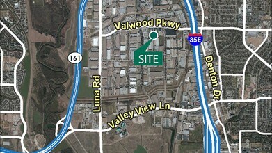 1210 Champion Cir, Carrollton, TX - AERIAL map view