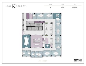 1601 K St NW, Washington, DC for lease Floor Plan- Image 1 of 1