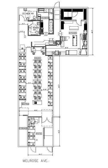 7164-7168 Melrose Ave, Los Angeles, CA for lease - Floor Plan - Image 2 of 17