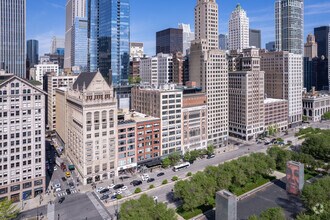 18 S Michigan Ave, Chicago, IL - AERIAL map view