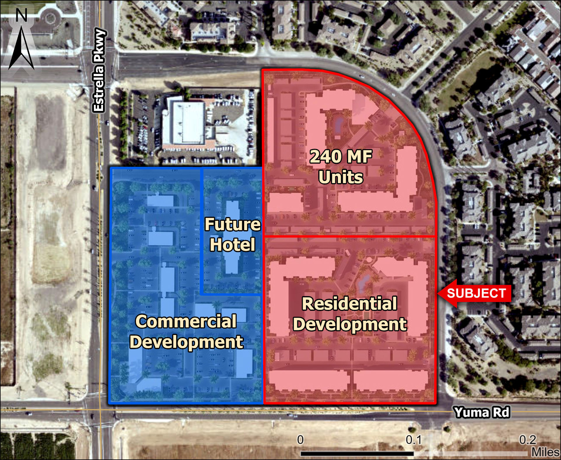 Estrella Pkwy, Goodyear, AZ for sale Aerial- Image 1 of 5