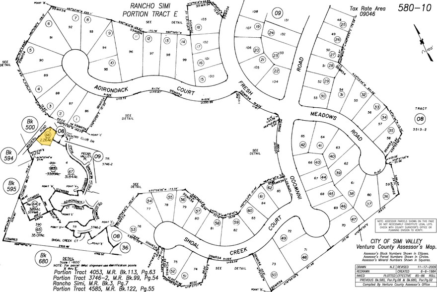 1070 Country Club Dr, Simi Valley, CA for sale - Plat Map - Image 2 of 5