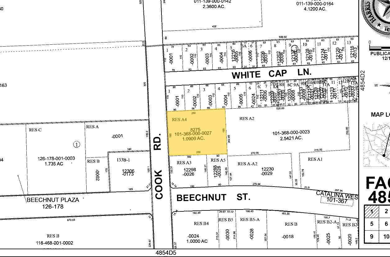 8075 Cook Rd, Houston, TX for sale Plat Map- Image 1 of 1