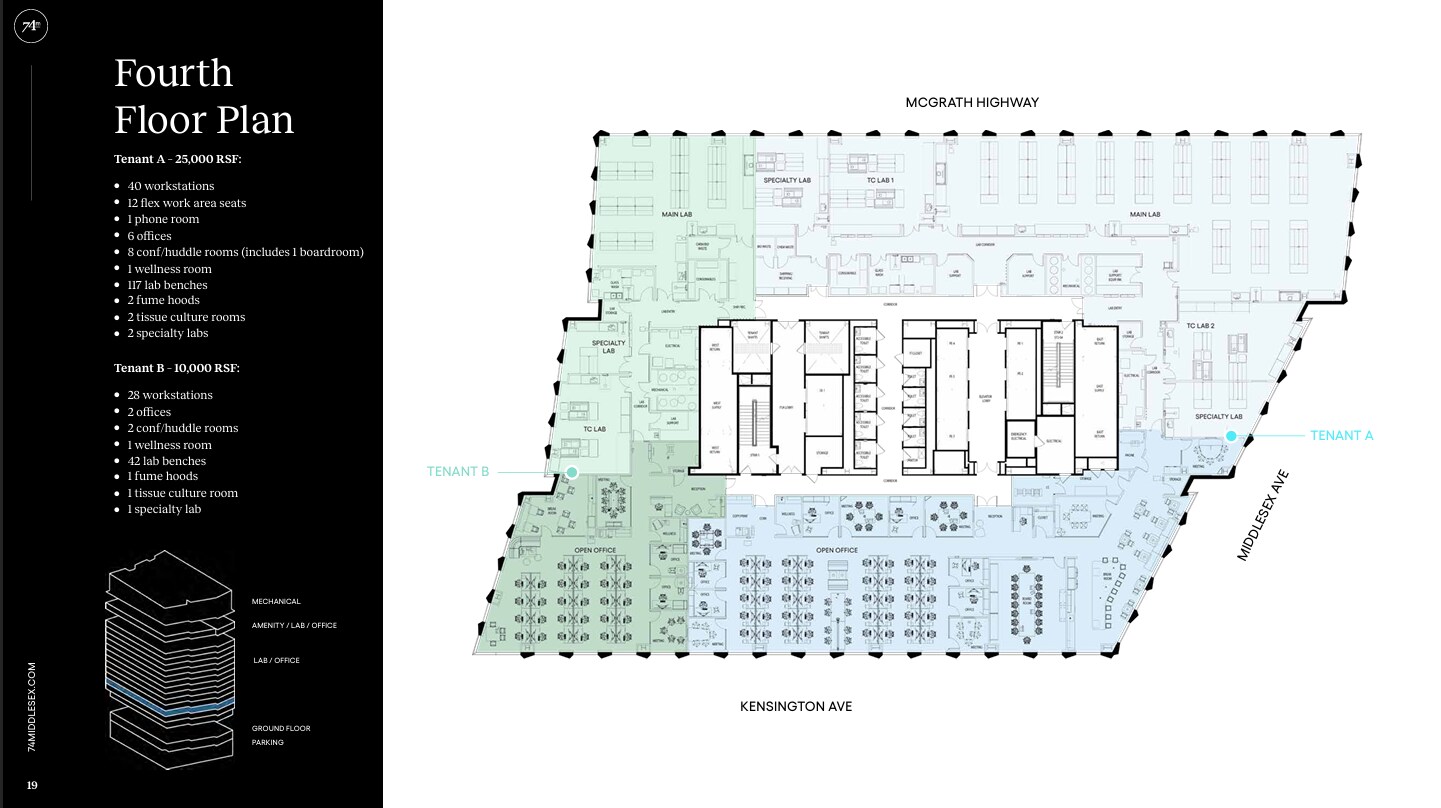 74 Middlesex Ave, Somerville, MA for lease Floor Plan- Image 1 of 1