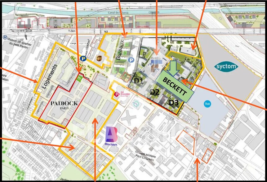 Retail in Romainville for lease - Building Photo - Image 3 of 4