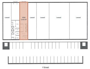 5330-5368 F St, Omaha, NE for lease Floor Plan- Image 2 of 2