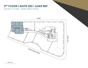 2401 Pennsylvania Ave NW, Washington, DC for lease Floor Plan- Image 1 of 1