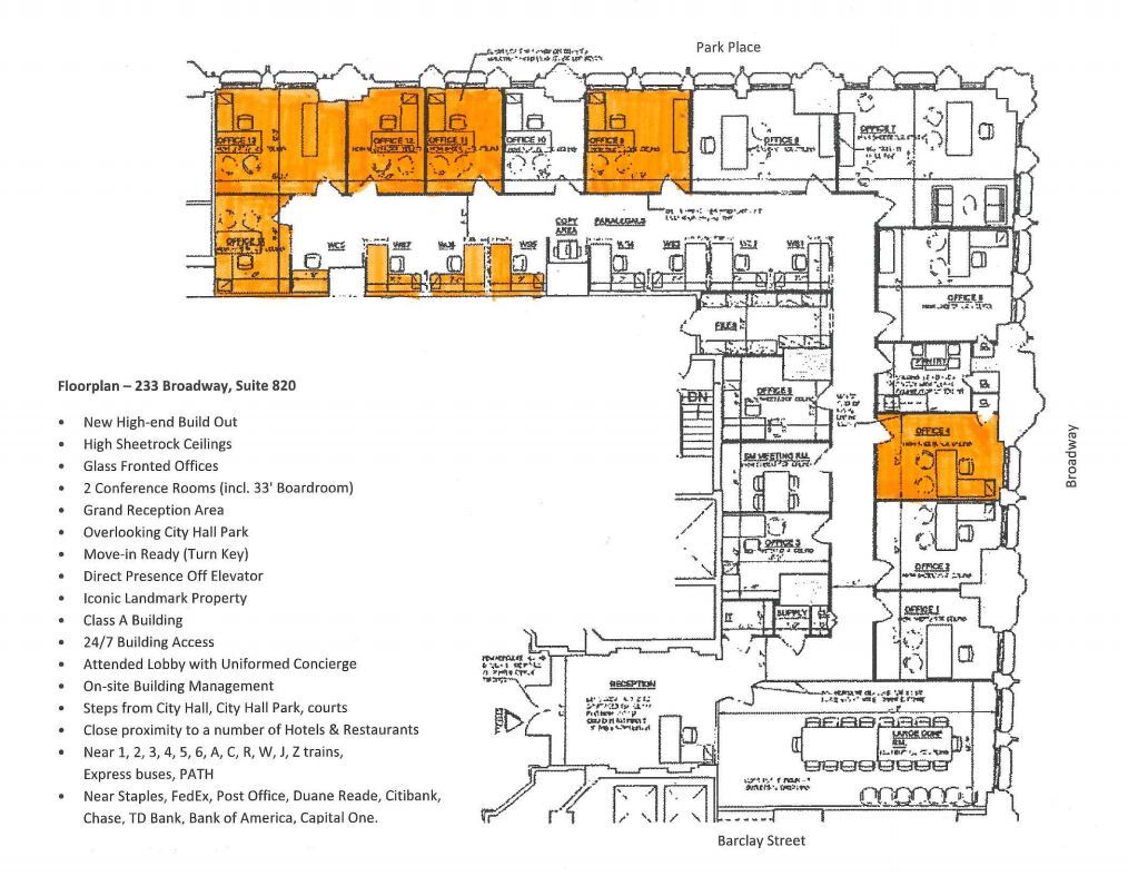 233 Broadway, New York, NY for lease Floor Plan- Image 1 of 12