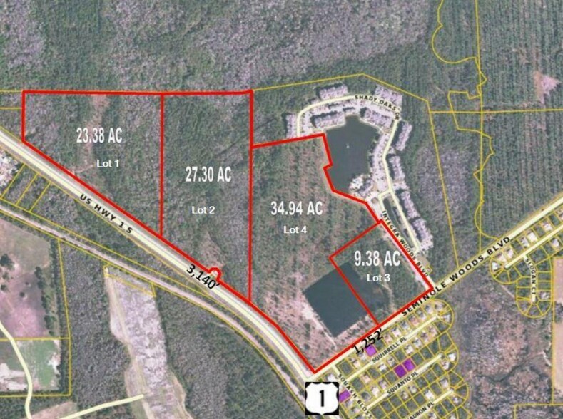 US Highway 1, Palm Coast, FL for sale - Aerial - Image 1 of 1