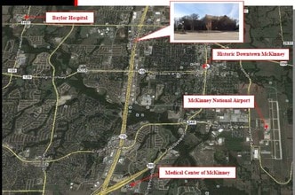 1441 Redbud Blvd, McKinney, TX - AERIAL  map view