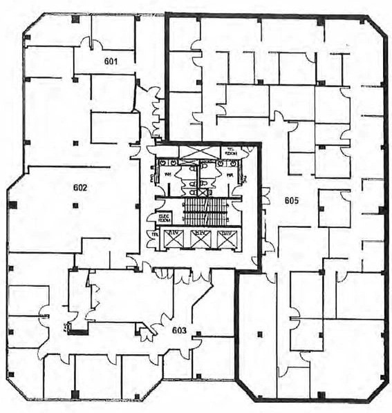 250 Dundas St W, Toronto, ON for lease Floor Plan- Image 1 of 1